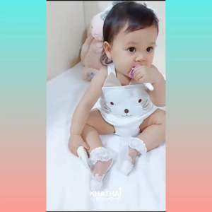 แปรงสีฟันเด็ก แปรงสีฟัน360องศา 0-3ปี มี2แบบ ด้ามยาวและกันเข้าลึก