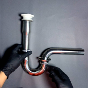 Sifon Wastafel Leher Angsa - Sifon Angsa Pencet Stainless - Saluran Pembuangan Wastafel