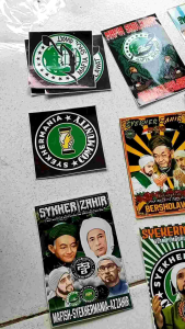 STIKER MAJELIS ISI 25PCS ANTI LUNTUR AWET TAHUNAN