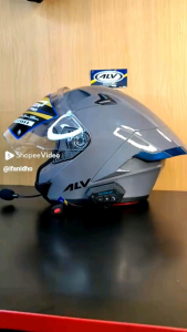 ALV HELM ULTRON PRO SOLID DACK-TAIL HALL FACE IRIDIUM SILVER