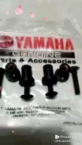 Baut Visor N MAX Yamaha 4pcs Original LEXSI dan AEROX Mur Baut Karet Dudukan Pisor Yamaha