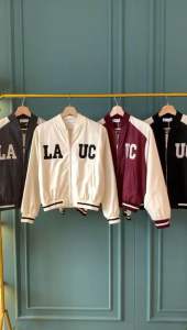 B3801 LA Zipper Front Two Tone Jacket