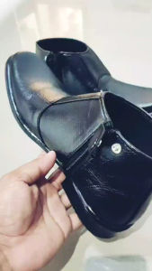 SEPATU PDH BOOT HITAM RESLETING DAN TALI SATPAM TNI POLRI Paskibra LAKI LAKI  PANTOFEL KULIT PRIA HITAM/SEPATU PANTOFEL SEKOLAH PONDOK & KERJA HITAM MODEL TALI UKURAN 33 34 35 36 37 38 39 40 41 42 43 44