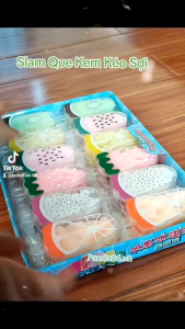 Hũ Slam Que Kem Kéo Sợi Trái Cây - Đồ Chơi Mềm Dẻo Cho Bé - Đồ Chơi Giảm Stress