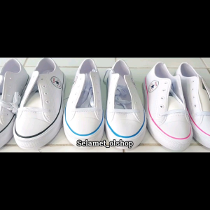 sepatu karet putih komin/ sepatu karet sneakers/sepatu anti air