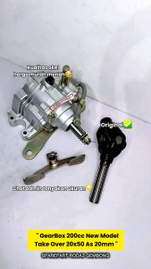 Gear Box 200cc Take Over 20x50 As 20mm (05L) Sparepart Roda Tiga