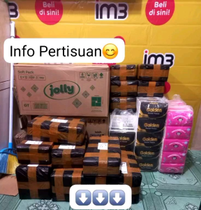 (Paket 10 Pcs) Tissue Titasoft 360 Helai Ekonomis Tisu Titasoft Smile Facial Tissue 360 Helai 10 Pack
