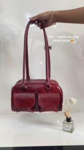 CHUBBY SHOULDER BAG - CHUBBY KOREAN SHOULDER BAG - CHUBBY TAS WANITA BAHAN KULIT SINTETIS PREMIUM