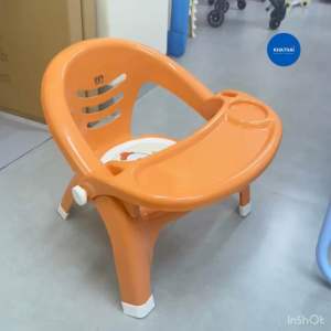 FIN เก้าอี้กินข้าวเด็ก พร้อมถาดกินข้าวถอดออกได้ เก้าอี้นั่งมีเสียง รับน้ำหนักได้ 45 กิโล