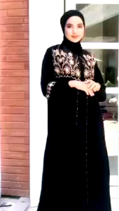 Abaya Gamis Hitam Dubai: Verzara Busui Jetblack, Turkey, Dubai, Zephy By Sabella