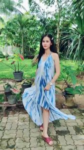 เดรสผูกคอทรงสวยโชว์หลังสวยมากๆๆ ❤️