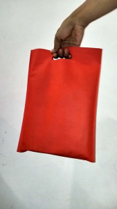 (Isi 20pcs) Tas Kain Spundbond Goodie Bag Oval 25x35 / Tas Kain Belanja / Tas Sovenir Ultah Buku Tulis
