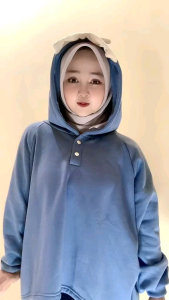Cute Dinos Sweater Hoodie Lucu Korean Style - Sweater Hoodie Oversize Kekinian