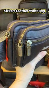Kickers Leather Waist Bag 79485