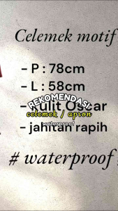 celemek motif terbaru waterproof