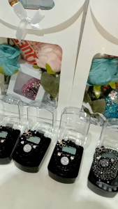 Tasbih Digital Bling Blink Swarovski LED Alarm: Desain Elegan & Fungsional