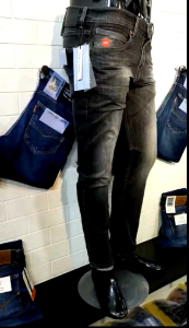 Celana Panjang Jeans Pria Slimfit Premium - Celana Pria Maxover Denim Strecht Washing Snow