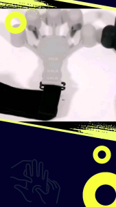 ยางยืดบริหารนิ้วมือ ช่วยป้องกันนิ้วล็อก ลดอาการปวดข้อมือ ออฟฟิศซินโดรม น้อย 200 มิตตา