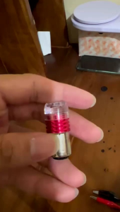 Lampu stop rem 2 mode diam Strobo universal semua motor stoplamp LED 2 mode diam Strobo DC 12 volt