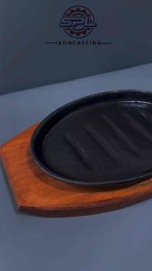 HOTPLATE OVAL GARIS 25X16 CM