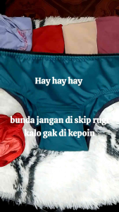 2 PCS CELANA DALAM WANITA MOTIF RENDA DEWASA DAN REMAJA M L XL XXL