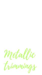 Metallic Trimmings 01 Lace Border Lining for DIY Costume Sewing Accessories Crafts 36 Yards per Roll