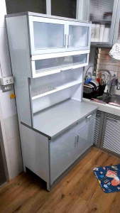 ตู้ครัวอลูมิเนียมแท้ 100% / ทรงสูง 100 CM