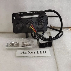 LAMPU TEMBAK SOROT LED LASER GUN SQL 3MATA LAMPU LASER GUN FOGLAMP MATA D2 MOTOR MOBIL WARNA KUNING PUTIH