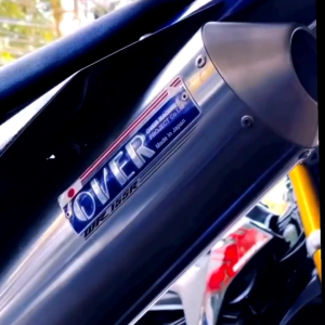 Knalpot Over Racing Semi Bending KLX150 KLX140 CRF150L WR155 DTracker Viar Cross X 150