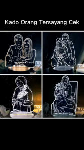 Kado pernikahan unik kado anniversary unik kado wisuda unik kado ulang tahun unik kado sahabat teman pacar lampu hiasan untuk kenang kenangan plakat custom foto kado cewek kado cowok