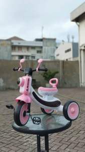 Sepeda Anak Roda Tiga 3 AVIATOR AT 251 Tricycle Ada Musik Lampu Exotic AT251