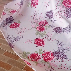 Kain Ailk Satin Braidal Motif Kualitas Premium Harga Setengah Meter