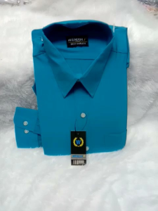 Wendya.T Kemeja Formal Reguler Warna TOSKA 18✓Kemeja Pria Polos Lengan Panjang