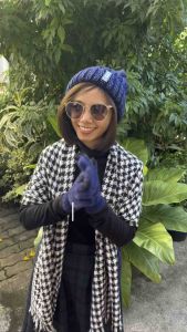 ผ้าพันคอกันหนาว3สีใส่อุ่นพร้อมส่ง