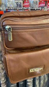 Kickers Leather Sling & Waist Pouch Bag 78038/78035
