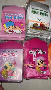 Termurah! 100 Pcs Amplop Lebaran Viral angpau Motif Kartun Lucu ampau ampao