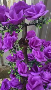 Bunga mawar artifisial/fullset untuk sudut ruangan - Mwrkayu