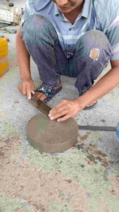 Đá mài dao dạng tròn dùng để mài tay