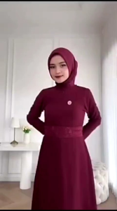 Baju Wanita Gamis Ghina Dress: Gaun Pesta Muslim Trendy & Desain Gamis Modern