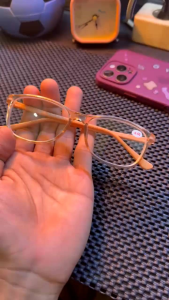 Kacamata Minus Rabun Jauh Lensa Bening Frame Caramel Untuk Pria dan Wanita GX631