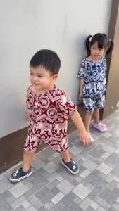 ชุดช้างเด็ก เกรดพรีเมียม ใส่ได้ทั้งเด็กหญิงเเละเด็กชาย ( เป็นงานตัดทางร้านเอง ) พร้อมส่ง🔥