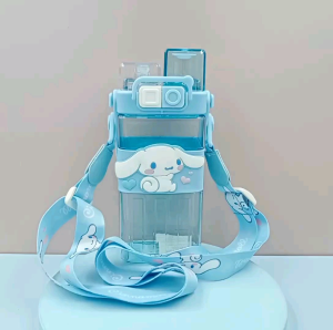 Botol Minum 2 in 1 Import Karakter / Botol Minum Mickey Minnie Mouse / Botol Cinnamoroll Hello Kitty / Botol Snoopy Import