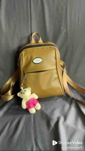 tas ransel mini wanita chibao waterproof free gantungan boneka