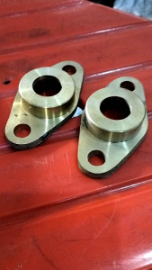 Kuningan asli>> Flange Pengikat Penahan Baut Sumbu Pompa Air Irigasi NS50 NS 50