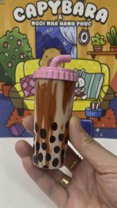 HCM Bật Lửa Xài Gas Hình Ly Trà Sữa Trân Châu Độc Lạ