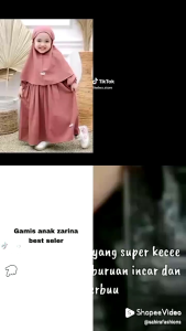 GAMIS ANAK BAHAN CRINKLE AIRFLOW MODEL KEYRA