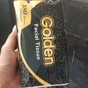 TISU WAJAH / MAKAN GOLDEN 180 HELAI 2PLY Paket 5 pcs