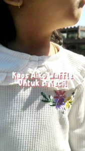 Kaos Waffle Anak Korea Lengan Panjang Aiko