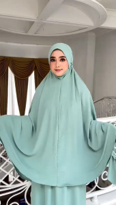 Mukenah Lesty Zaenab Dagu Cringkel AirFlow Premium/Mukenah Dewasa Cringkel