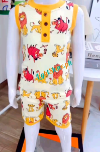 LightShine 0-7Y Boys' Clothing: Cotton Terno, Sleeveless Shorts & Muscle Tee